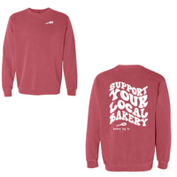 Bakes By Lo - Whisk Support Local Bakery - Unisex Comfort Colors Sweatshirt