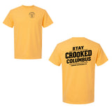 STAY CROOKED CBUS -  Comfort Colors T-Shirt