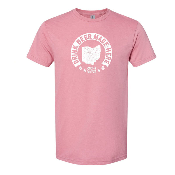 Crooked Can - Drink Beer Made Here Collab - Unisex T-Shirt