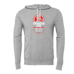 Crooked Can Oval Highstepper - Red-White Logo Hoodie