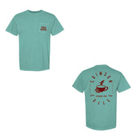 Crimson Coffee - Oval Logo - Comfort Colors Shirt