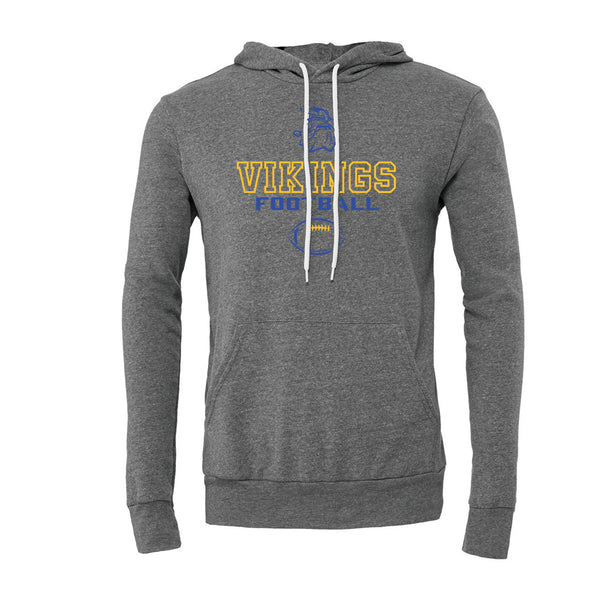 ADULT - Vikings Football - Collegiate - Fleece Hoodie