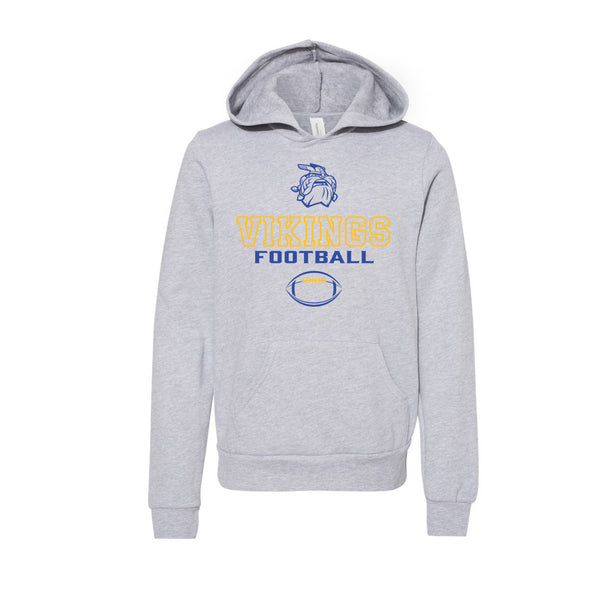 YOUTH - Vikings Football - Collegiate - Fleece Hoodie