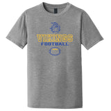 ADULT - Vikings Football - Collegiate - TriBlend T-shirt