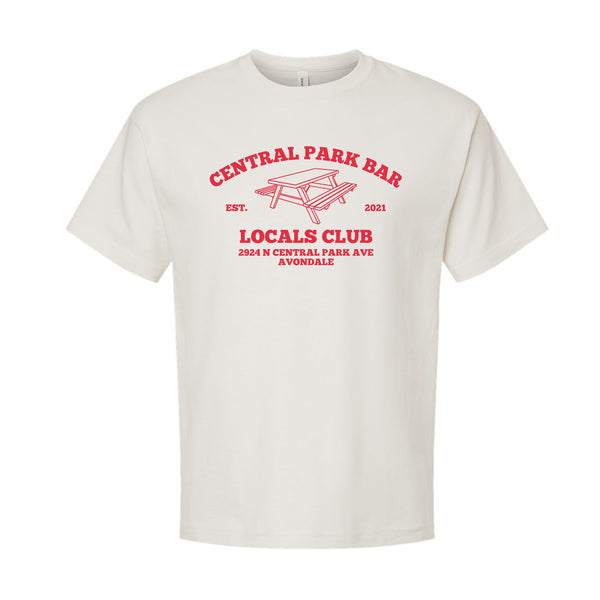 Central Park Bar - Locals Club - Heavyweight Unisex Tee