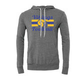 ADULT - Vikings Football - Retro Helmet - Fleece Hoodie