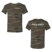 Main Street BBQ - Green Camo - Unisex Blend T-Shirt