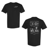 Formula Buckeyes - Blueprint - Comfort Colors T-shirt