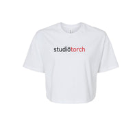 StudioTorch - Chest Logo - Womens Crop Tee