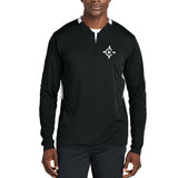 KAWAGA - Pocket Print - Adult Moisture-wicking Qtr Zip Pullover