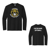 Vikings Basketball - 8th Grade Shooting/Coach - LS  Black Poly shirt