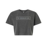The Cheesecake Girl - Box Logo - Crop Tee