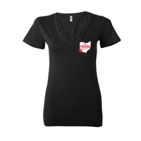 OH IO Worthington Tavern -  Womens Fit VNECK T-Shirt