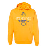 ADULT - Vikings Football - Collegiate - Fleece Hoodie