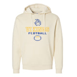 ADULT - Vikings Football - Collegiate - Fleece Hoodie