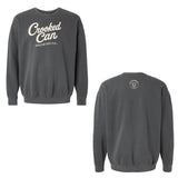 Crooked Can - Retro Curved -  Comfort Colors Sweatshirt