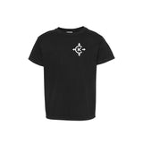 YOUTH - KAWAGA - Compass Logo - Comfort Colors T-Shirt