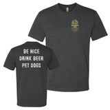 Crooked Can - Drink Beer Pet Dogs - Unisex Blend T-Shirt