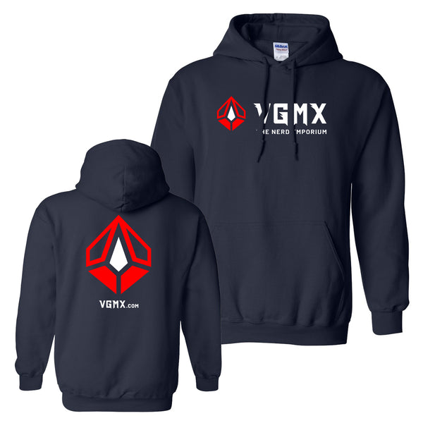 VGMX Logo Navy Red - Unisex Pullover Hoodie