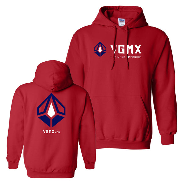 VGMX Logo Red Navy - Unisex Pullover Hoodie