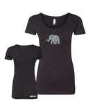 Bodega - Disco Elephant - Women's Scoop T-Shirt