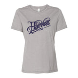 Harvest Pizzeria - Navy ink - Womens relaxed fit T-shirt