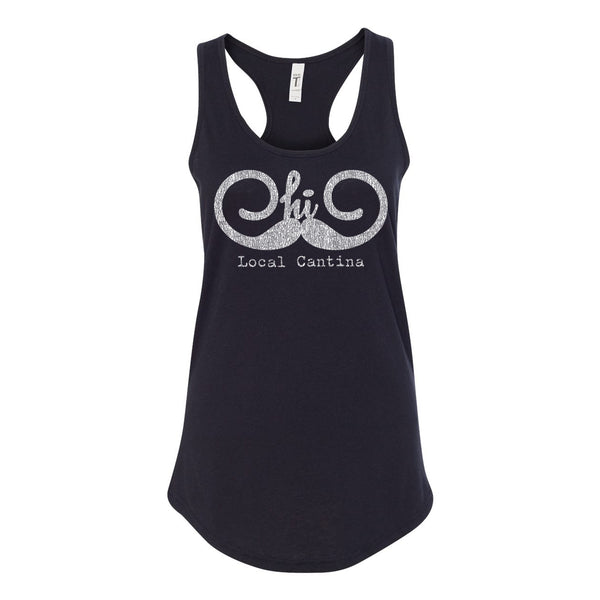 Local Cantina Ohio Mustache - Womens Fit Tank