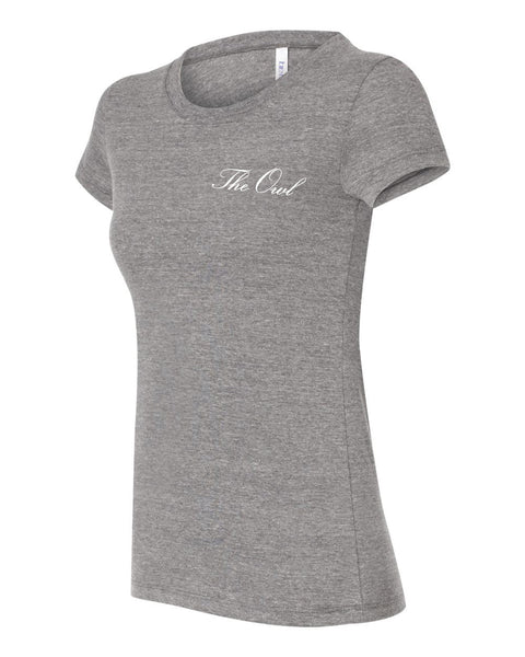 The Owl Women's Short Sleeve Tee (Grey)