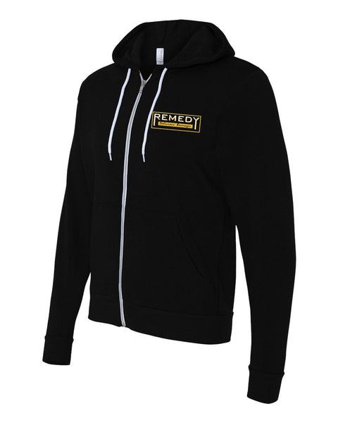 Remedy Unisex Hooded Sweatshirt (Black)