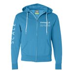 PGN - SCALE- Turquoise Unisex Zip Up