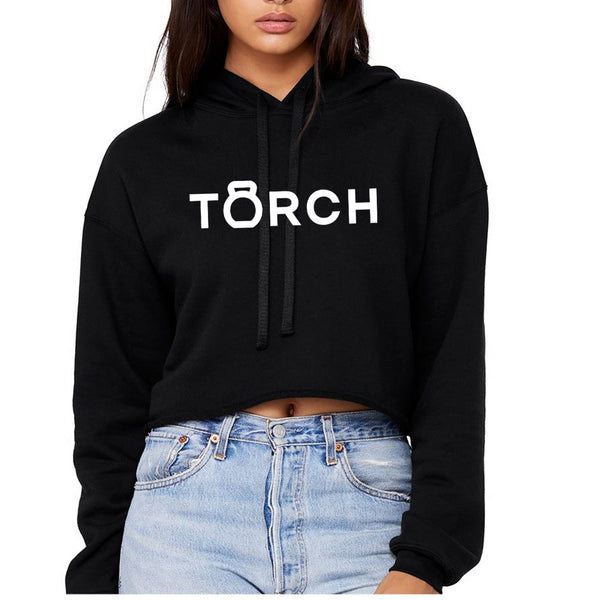 StudioTorch TORCH Logo Womens Cropped hooide