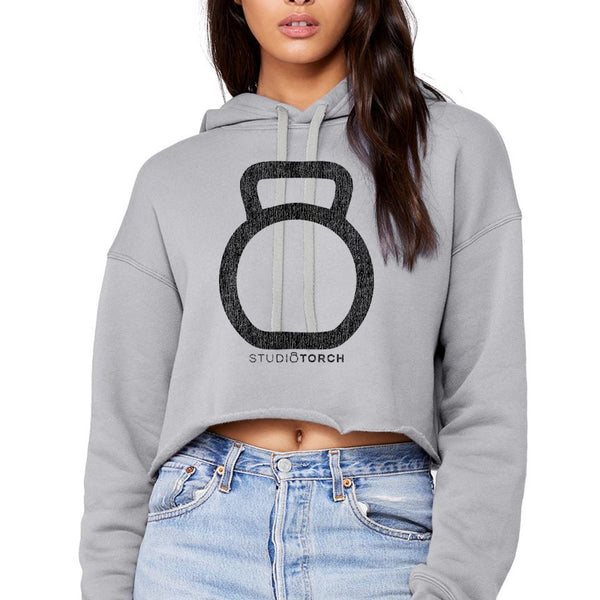 StudioTorch Bell Logo Womens Cropped hooide