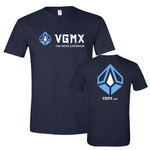 VGMX Logo Navy BabyBlue - Unisex T-Shirt