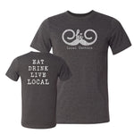 WS Local Cantina Ohio Mustache - Unisex Soft Blend T-Shirt
