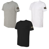 Left Sleeve Logo - Worthington Tavern - Unisex Blend T-Shirt