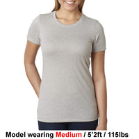 Left Sleeve Logo - Worthington Tavern - Blend Womens Fit VNECK T-Shirt