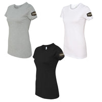Left Sleeve Logo - Worthington Tavern - Blend Womens Fit T-Shirt