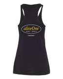 aliveOne Women's Racerback Tank (Black)