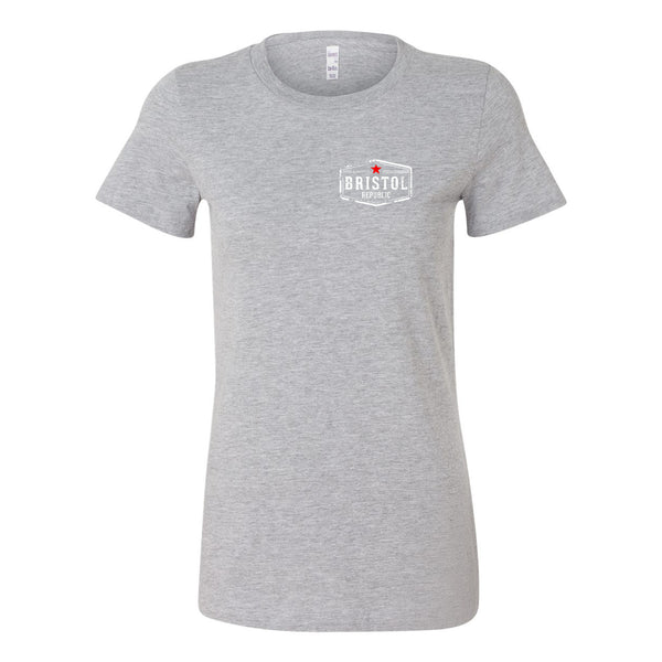 Bristol Republic - Pocket Logo - Womens Relxed Fit T-Shirt