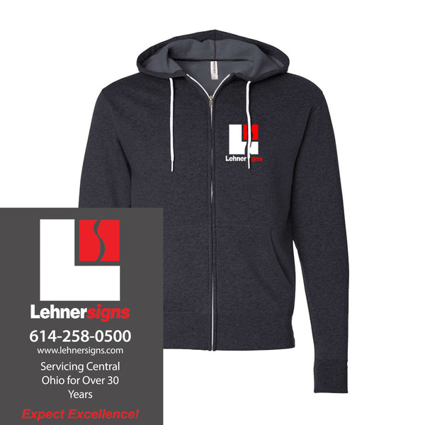 Lehner Signs - Logo - Unisex ZIP Hoodie