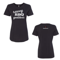 Sauce Goddess - BBQ Goddess - Soft Womens T-Shirt