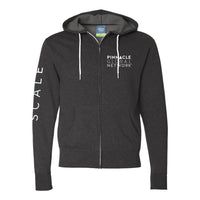 PGN - SCALE- Charcoal Unisex Zip Up